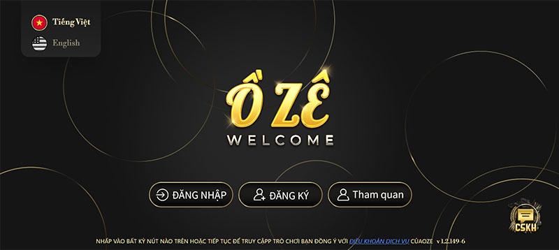 Link trang chủ cổng game bài đổi thưởng oze6868